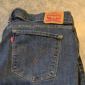 $15 Or Two For $20 Levi's Dark Blue Straight Leg Jeans
